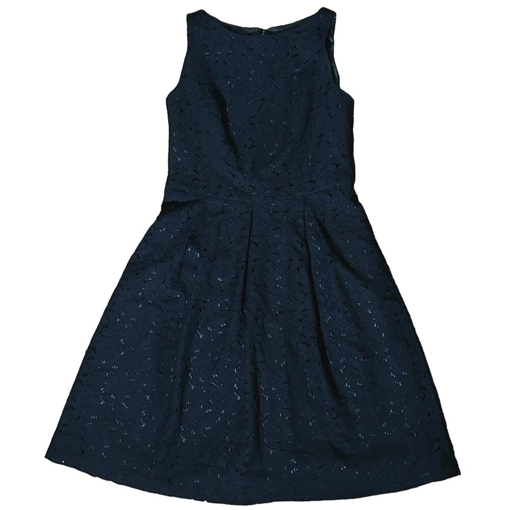 NWOT Jones Wear Crochet A-Line Sleeveless Lined Dress 6